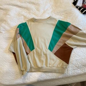 Zara oversized fit vintage sweatshirt